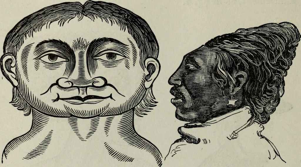 An illustration from Nature's revelations of character, or, Physiognomy illustrated : a description of the mental, moral and volitive dispositions of mankind, as manifested in the human form and countenance, 1887, leaf 539