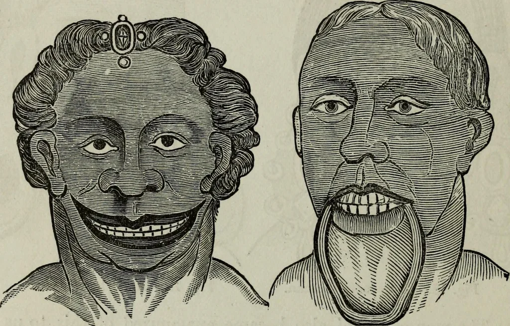 An illustration from Nature's revelations of character, or, Physiognomy illustrated : a description of the mental, moral and volitive dispositions of mankind, as manifested in the human form and countenance, 1887, leaf 545