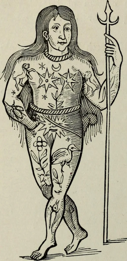 An illustration from Nature's revelations of character, or, Physiognomy illustrated : a description of the mental, moral and volitive dispositions of mankind, as manifested in the human form and countenance, 1887, leaf 559