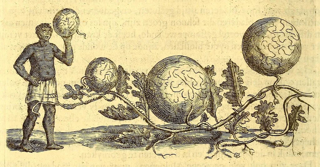 An illustration from Natuurlyke en zedelyke historie van d'eylanden de Voor-Eylanden van Amerika. : Verrijkt met vele schoone platen, die uytheelden d'aller-aanmerkelijkste seldsaamheden die'er in beschreven zijn. : Met eenen Caraïbaanschen Woorden-schat., 1662, leaf 148