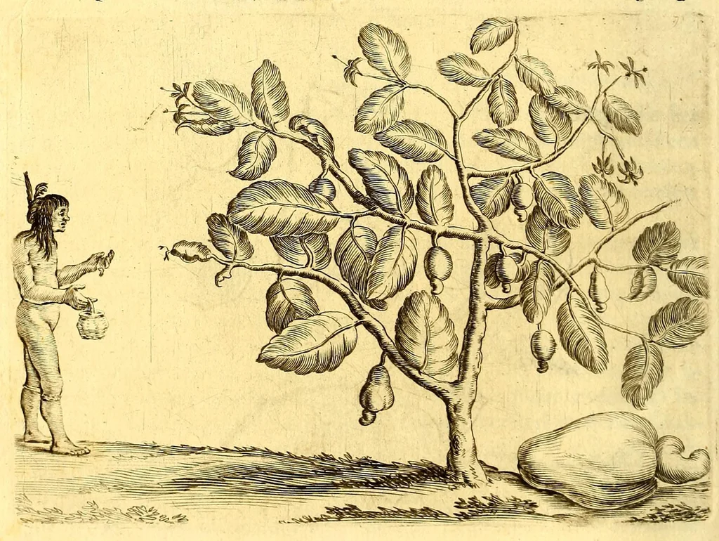 An illustration from Natuurlyke en zedelyke historie van d'eylanden de Voor-Eylanden van Amerika. : Verrijkt met vele schoone platen, die uytheelden d'aller-aanmerkelijkste seldsaamheden die'er in beschreven zijn. : Met eenen Caraïbaanschen Woorden-schat., 1662, leaf 94
