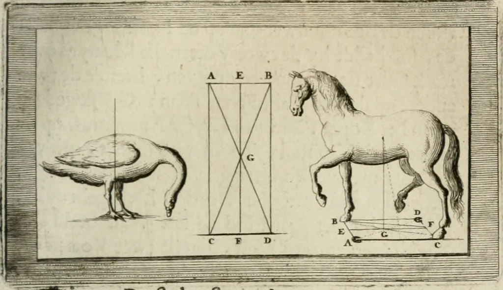 An illustration from Natuurlyk en schilderkonstig ontwerp der menschkunde : leerende niet alleen de kennis van de gestalte, proportie, schoonheyd, muskelen, bewegingen, actien, passien, en welstand der menschbeelden : tot de teykenkunde, schilderkunde, beeldhouwery, bootseer en giet-oeffening toepassen : maar ook hoe sich een mensch na deselve regelen, in allerhande doeningh van gaan, staan, loopen, torssen, dragen, arbeyden, spreken en andere gebeerden : bevallig en verstandilijk aastellen zal, 1683, leaf 308