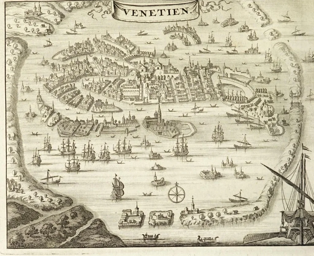 An illustration from Naukeurige beschryving van Morea, eertijts Peloponnesus; en de eilanden, gelegen onder de kusten van Morea, en binnen en buiten de golf van Venetien: waer onder de voornaemste Korfu, Cefalonia, Sant Maura, Zanten, en andere in grooten getale. Behelzende derzelver landschappen, steden, rivieren, poelen, bergen, gewassen, dieren, &c. Met de kaerten van Morea, golf van Venetien, en verscheide eilanden: beneffens afbeeldingen van steden en kastelen, als Patrasso, Modon, Koron, Navarino, Napoli di Romania en Malvasia, Korinthen, Misitra, &c, 1688, leaf 314