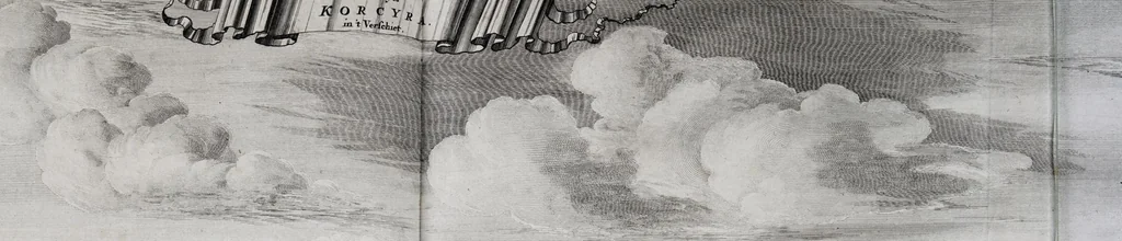 An illustration from Naukeurige beschryving van Morea, eertijts Peloponnesus; en de eilanden, gelegen onder de kusten van Morea, en binnen en buiten de golf van Venetien: waer onder de voornaemste Korfu, Cefalonia, Sant Maura, Zanten, en andere in grooten getale. Behelzende derzelver landschappen, steden, rivieren, poelen, bergen, gewassen, dieren, &c. Met de kaerten van Morea, golf van Venetien, en verscheide eilanden: beneffens afbeeldingen van steden en kastelen, als Patrasso, Modon, Koron, Navarino, Napoli di Romania en Malvasia, Korinthen, Misitra, &c, 1688, leaf 349