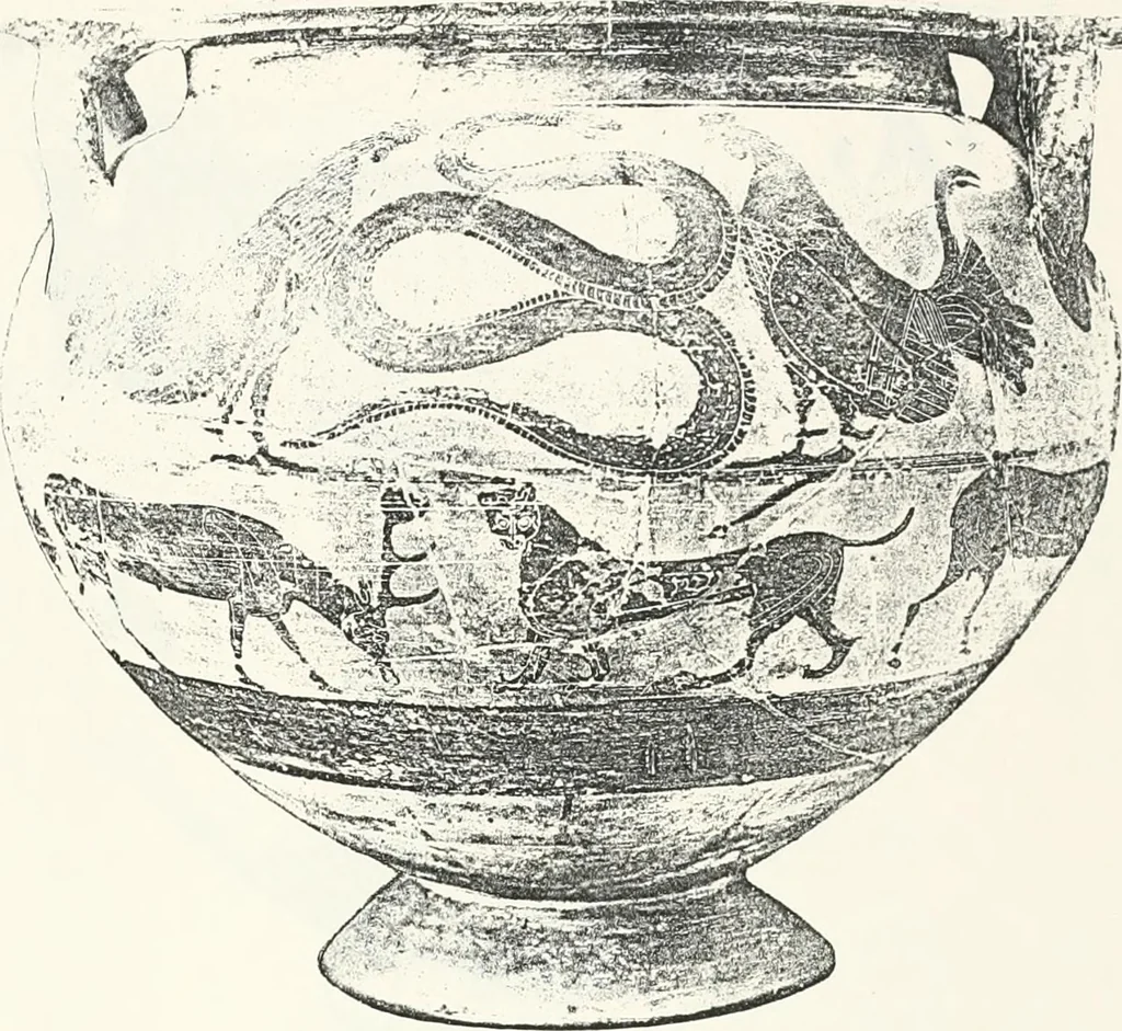 An illustration from Naukratis, 1886, leaf 118
