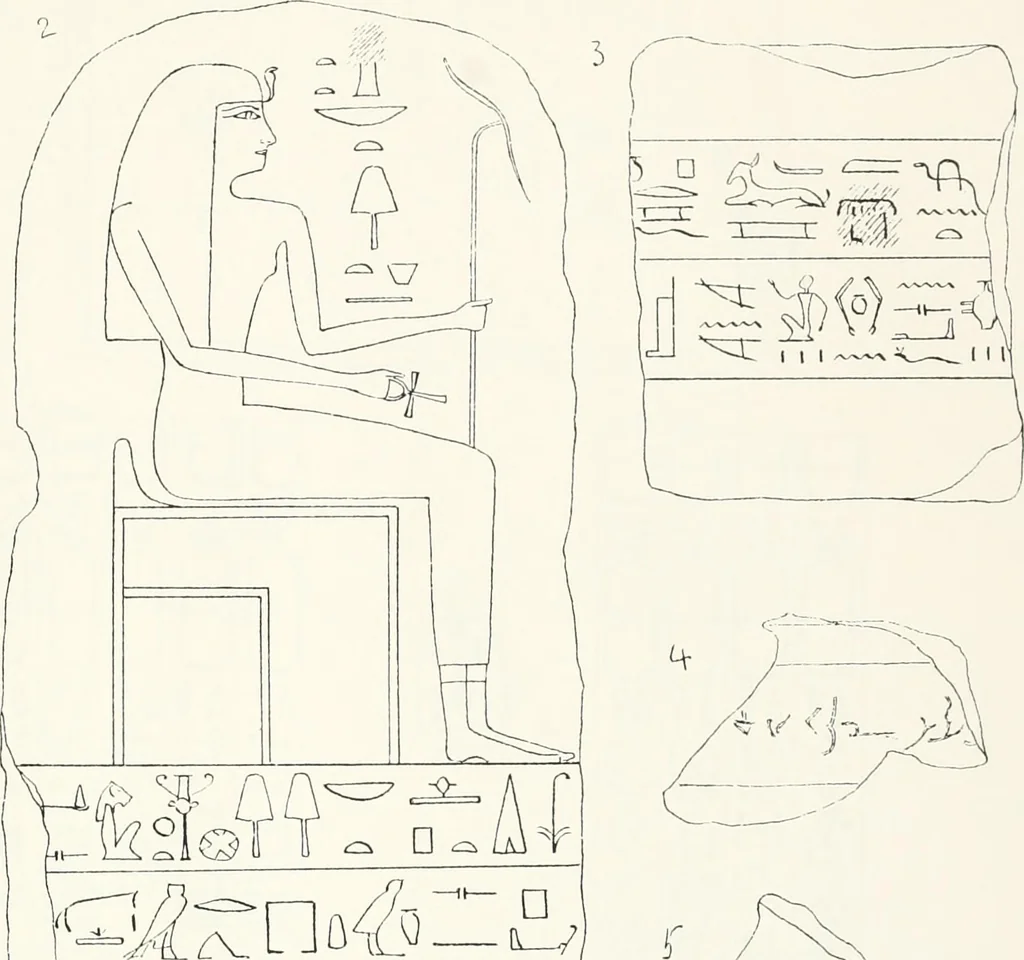 An illustration from Naukratis, 1886, leaf 144