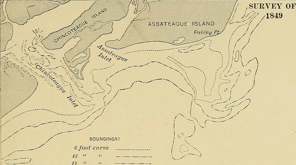 An illustration from Nautical charts, 1908, leaf 116