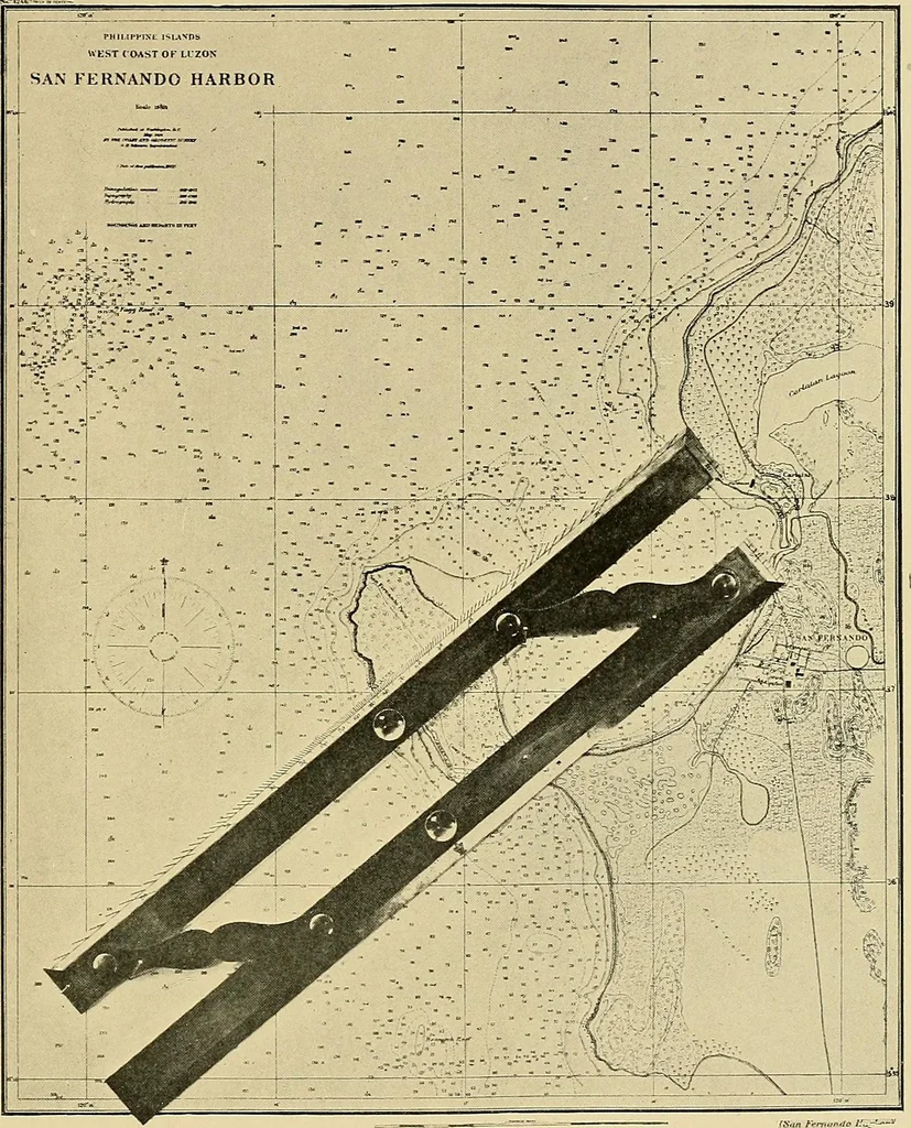 An illustration from Nautical charts, 1908, leaf 158