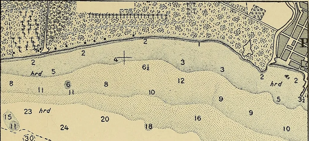 An illustration from Nautical charts, 1908, leaf 82