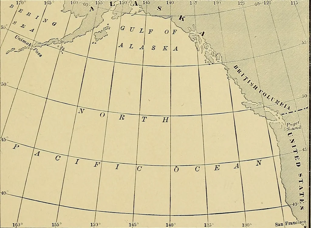 An illustration from Nautical charts, 1908, leaf 88