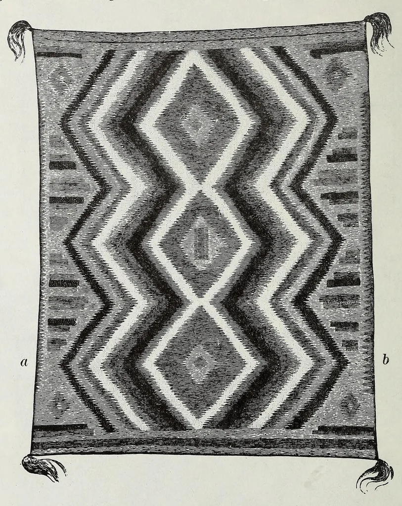 An illustration from Navajo weavers, 1884, leaf 24