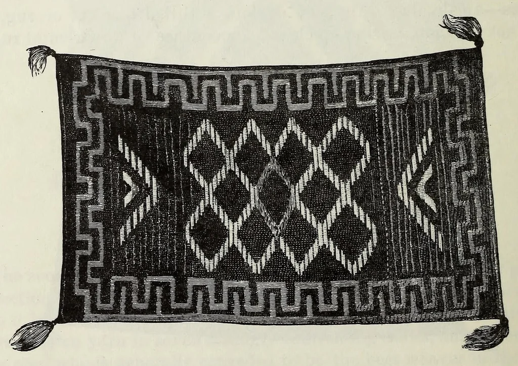 An illustration from Navajo weavers, 1884, leaf 26