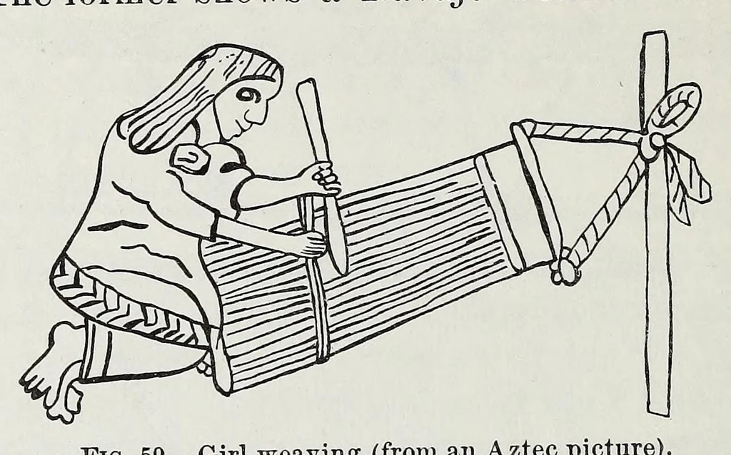 An illustration from Navajo weavers, 1884, leaf 32