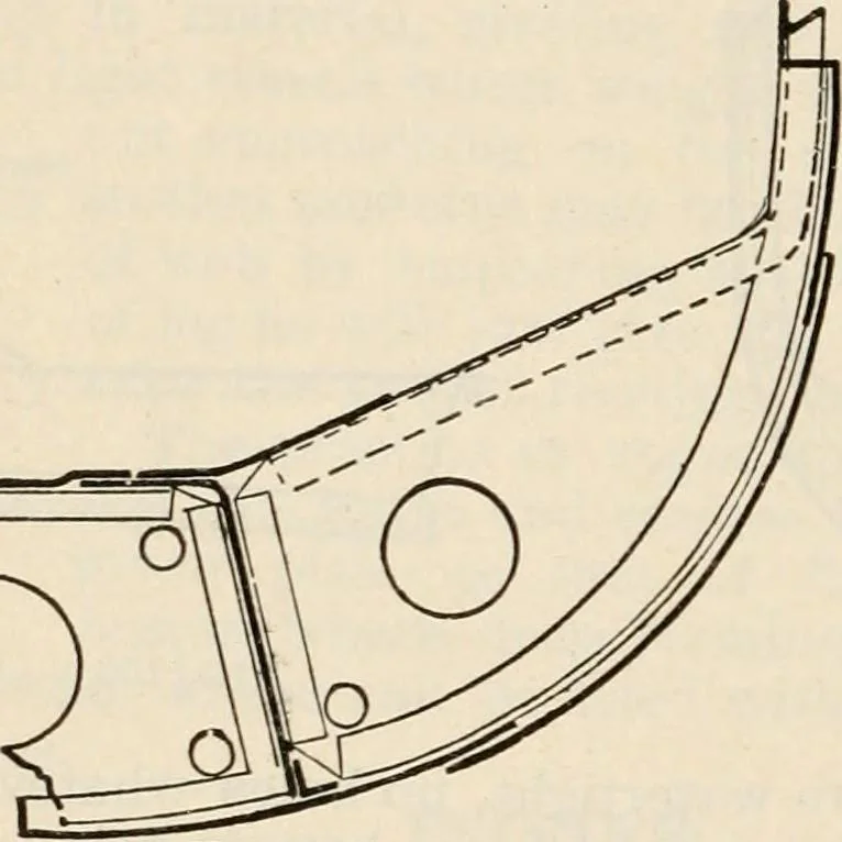 An illustration from The naval constructor: a vade mecum of ship design for students, naval architects, shipbuilders and owners, marine superintendents, engineers and draughtsmen, 1904, leaf 307