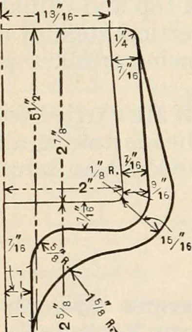 An illustration from The naval constructor: a vade mecum of ship design for students, naval architects, shipbuilders and owners, marine superintendents, engineers and draughtsmen, 1904, leaf 319