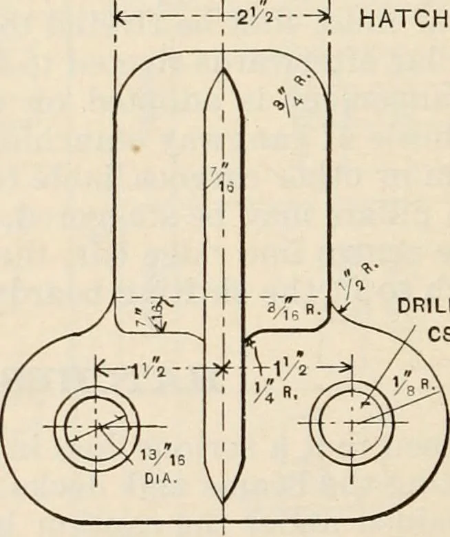 An illustration from The naval constructor: a vade mecum of ship design for students, naval architects, shipbuilders and owners, marine superintendents, engineers and draughtsmen, 1904, leaf 319