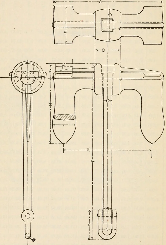 An illustration from The naval constructor: a vade mecum of ship design for students, naval architects, shipbuilders and owners, marine superintendents, engineers and draughtsmen, 1904, leaf 337