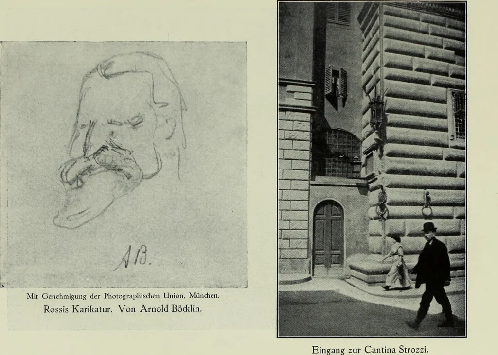 An illustration from Neben meiner Kunst : Flugstudien, Briefe und Persönliches, 1909, leaf 77