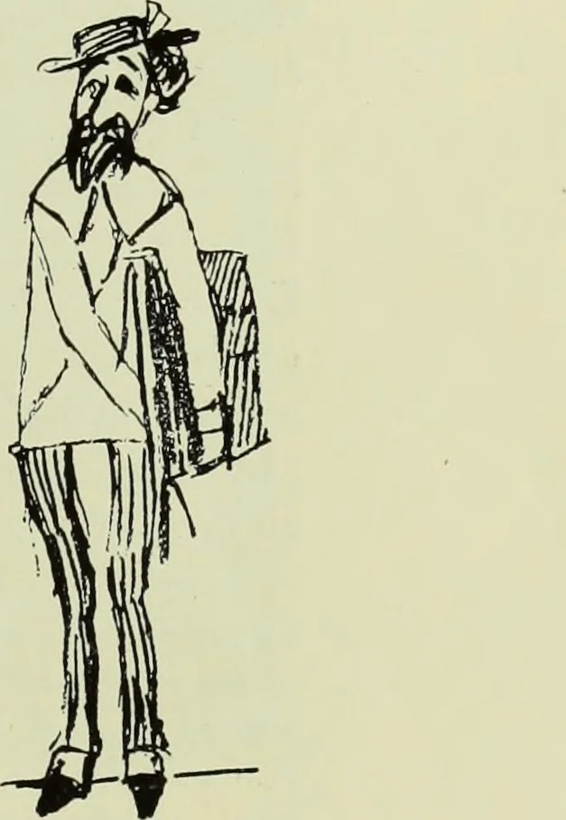 An illustration from Neben meiner Kunst : Flugstudien, Briefe und Persönliches, 1909, leaf 86