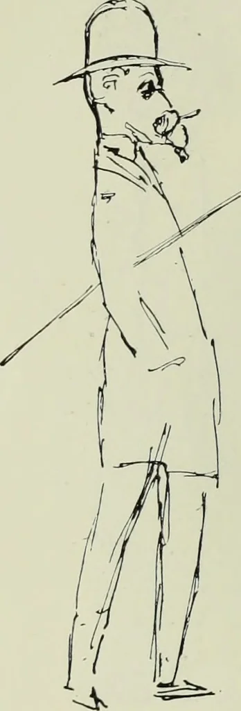 An illustration from Neben meiner Kunst : Flugstudien, Briefe und Persönliches, 1909, leaf 91