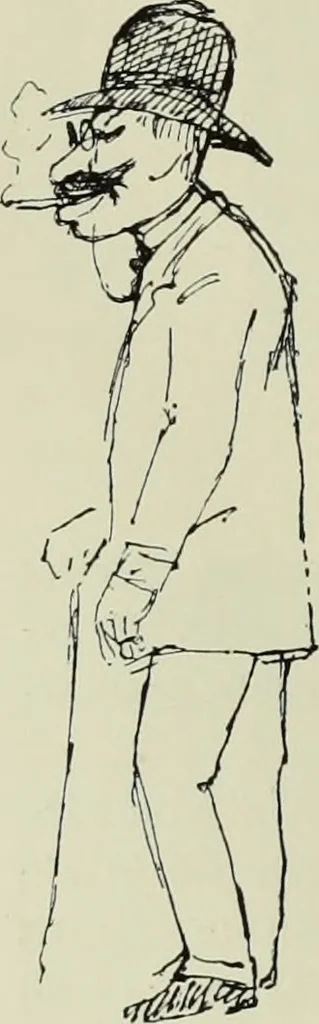 An illustration from Neben meiner Kunst : Flugstudien, Briefe und Persönliches, 1909, leaf 99
