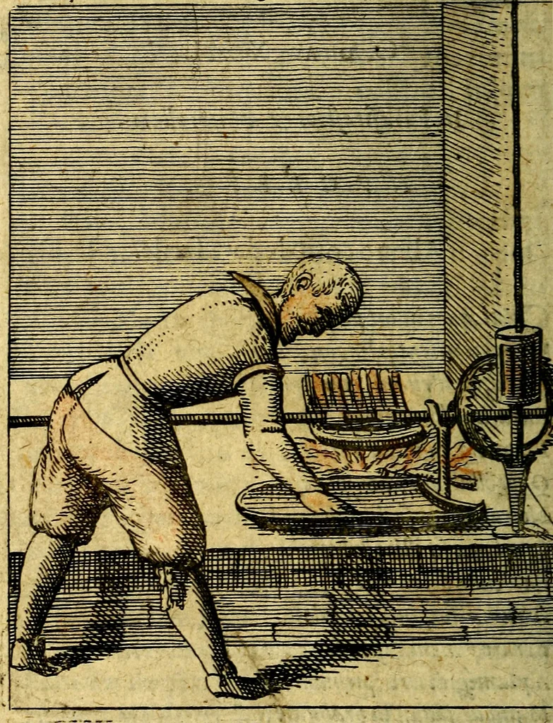 An illustration from Nebulo nebulonum, hoc est, Locoseria modernae nequitiae censura : qua hominum sceleratorum fraudes, doli ac versutiae aeri aëriq[ue] exponuntur pùblice, 1620, leaf 107