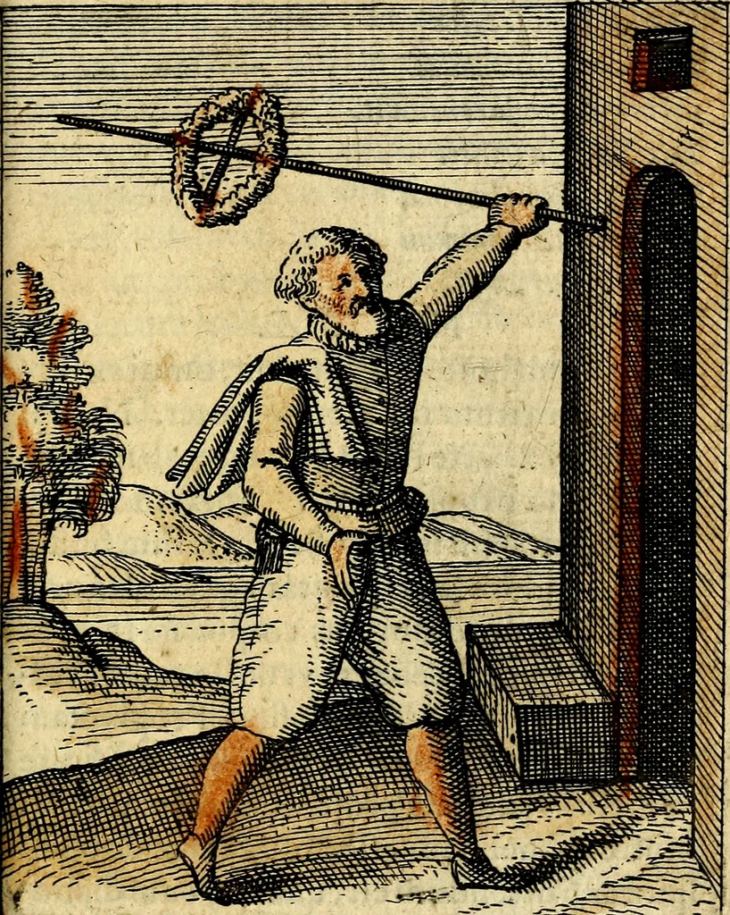 An illustration from Nebulo nebulonum, hoc est, Locoseria modernae nequitiae censura : qua hominum sceleratorum fraudes, doli ac versutiae aeri aëriq[ue] exponuntur pùblice, 1620, leaf 160