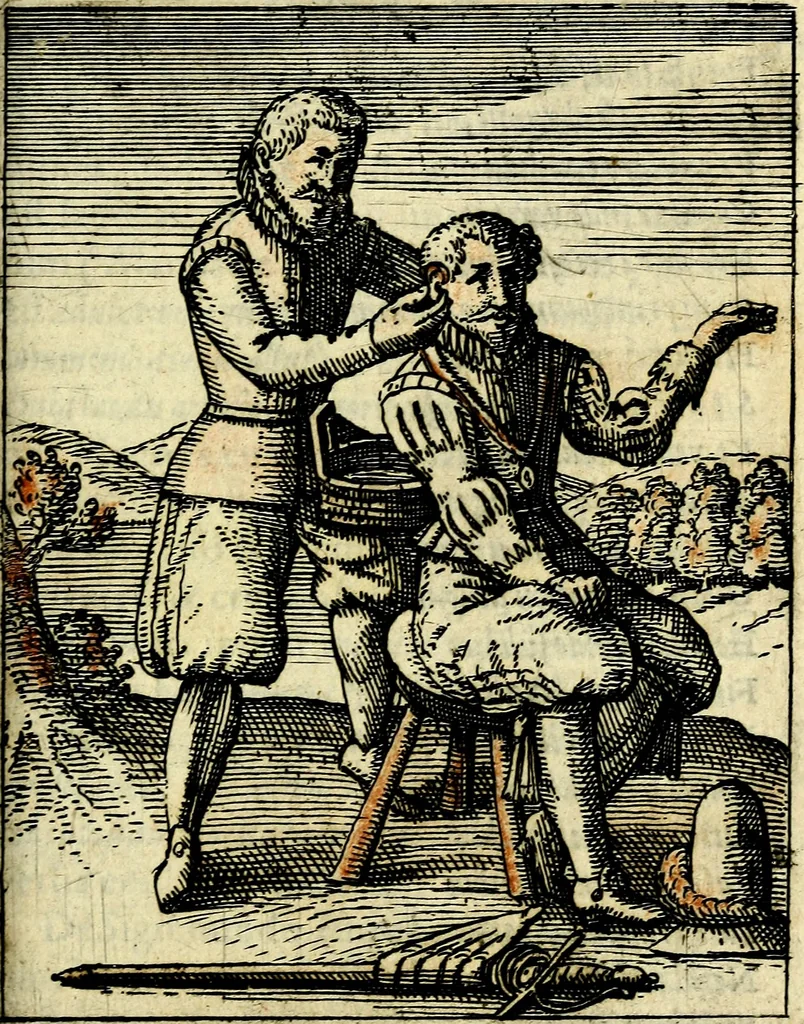 An illustration from Nebulo nebulonum, hoc est, Locoseria modernae nequitiae censura : qua hominum sceleratorum fraudes, doli ac versutiae aeri aëriq[ue] exponuntur pùblice, 1620, leaf 88