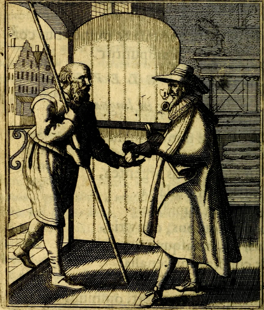 An illustration from Nebulo nebulonum; hoc est, Loco-seria vernaculae nequitiae censura, 1636, leaf 111