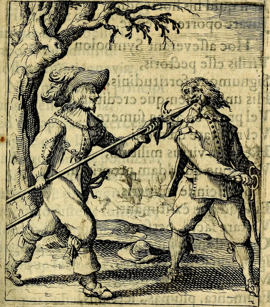 An illustration from Nebulo nebulonum; hoc est, Loco-seria vernaculae nequitiae censura, 1636, leaf 48