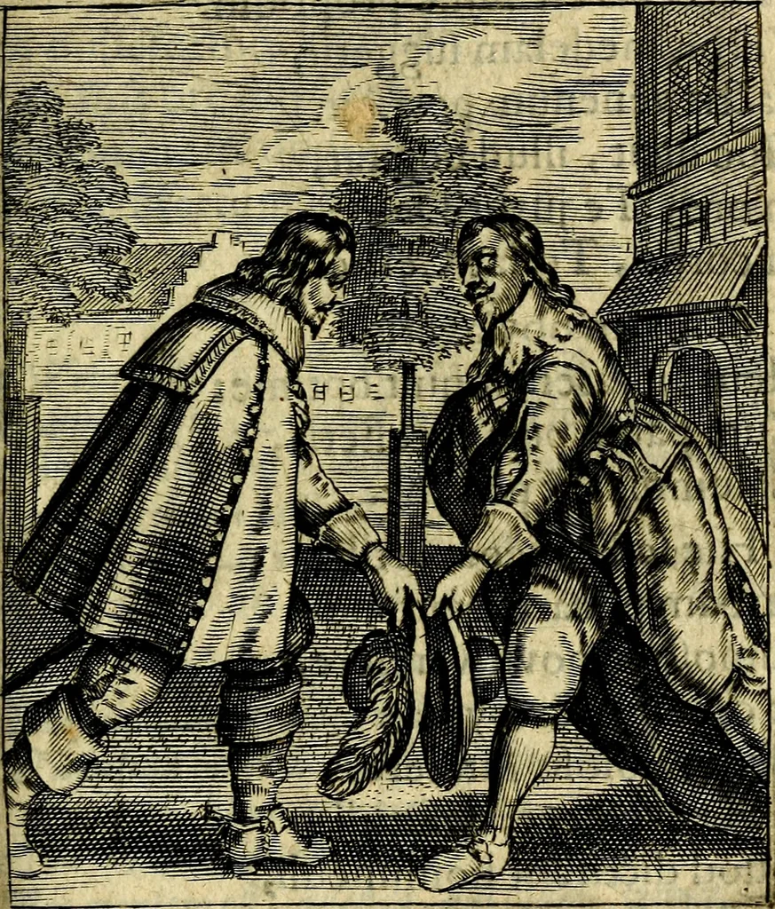 An illustration from Nebulo nebulonum; hoc est, Loco-seria vernaculae nequitiae censura, 1636, leaf 60