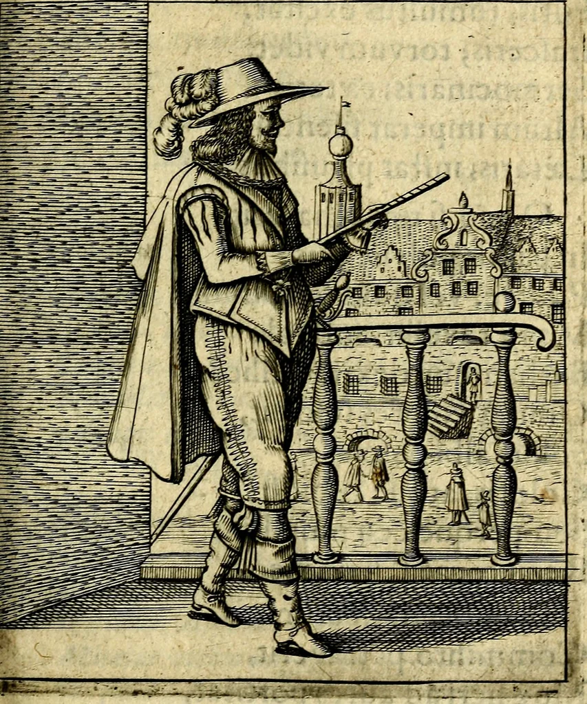 An illustration from Nebulo nebulonum; hoc est, Loco-seria vernaculae nequitiae censura, 1636, leaf 84