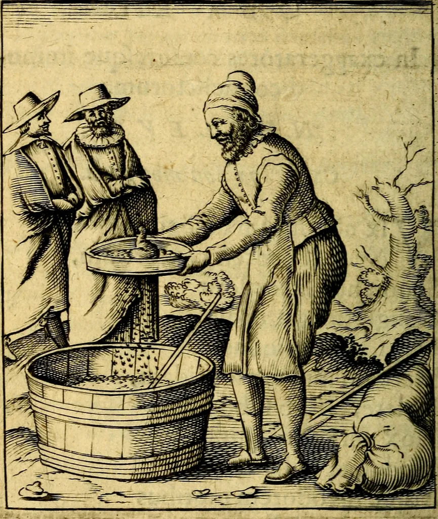 An illustration from Nebulo nebulonum; hoc est, Loco-seria vernaculae nequitiae censura, 1636, leaf 95