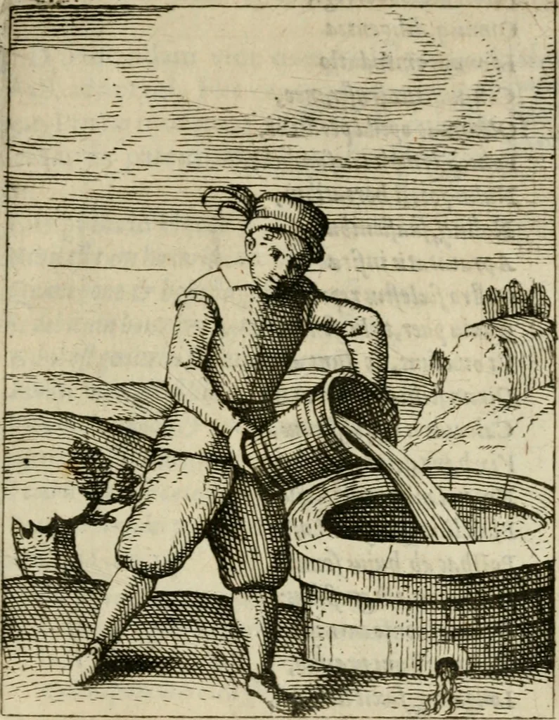 An illustration from Nebulo nebulonum, hoc est, Iocoseria modernae nequitiae censura : qua hominum sceleratorum fraudes, doli ac versutiae aeri aëriq[ue] exponuntur pùblice, 1620, leaf 150