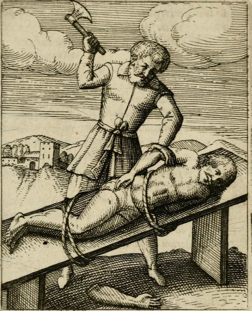 An illustration from Nebulo nebulonum, hoc est, Iocoseria modernae nequitiae censura : qua hominum sceleratorum fraudes, doli ac versutiae aeri aëriq[ue] exponuntur pùblice, 1620, leaf 58