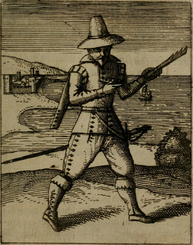 An illustration from Nebulo nebulonum, hoc est, Jocoseria nequitiae censura : qua hominum scelestorum doli, fraudes, fallaciae, & mores versuti vivis coloribus depinguntur, aeriq[ue] incisi publico aspectui exponuntur, 1663, leaf 60