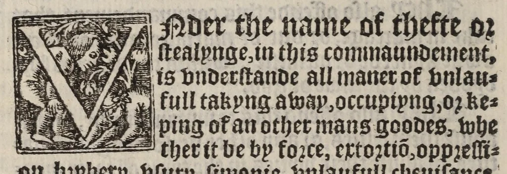 An illustration from A necessary doctrine and erudition for any Christen man, 1543, leaf 164