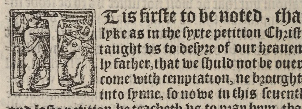 An illustration from A necessary doctrine and erudition for any Christen man, 1543, leaf 200