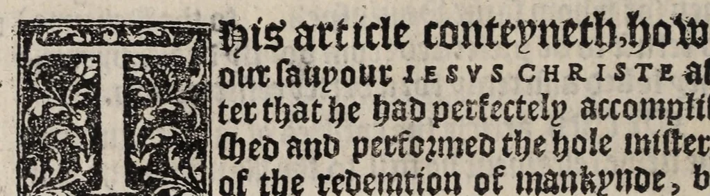 An illustration from A necessary doctrine and erudition for any Christen man, 1543, leaf 36