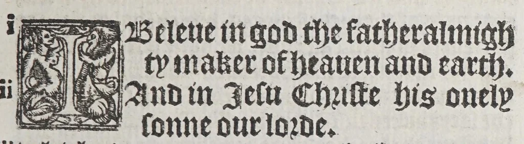 An illustration from A necessary doctrine and erudition for any Christen man, set furthe by the kynges maiestie of Englande &c, 1543, leaf 21