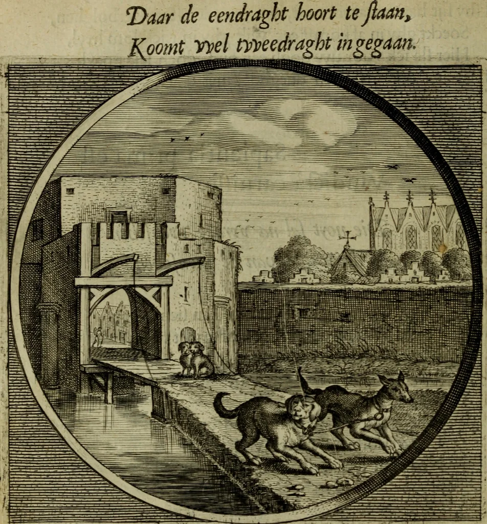 An illustration from Nederduytsche poëmata, 1635, leaf 157