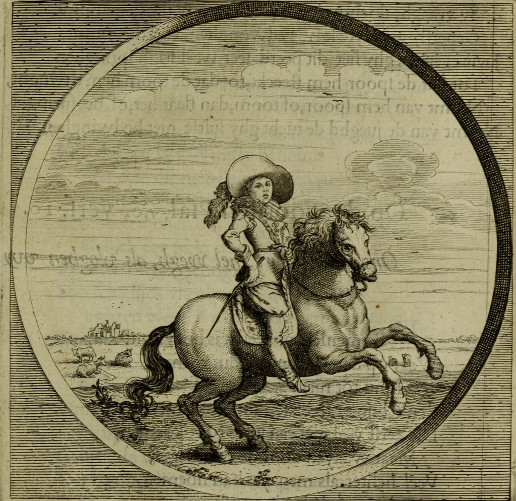 An illustration from Nederduytsche poëmata, 1635, leaf 222