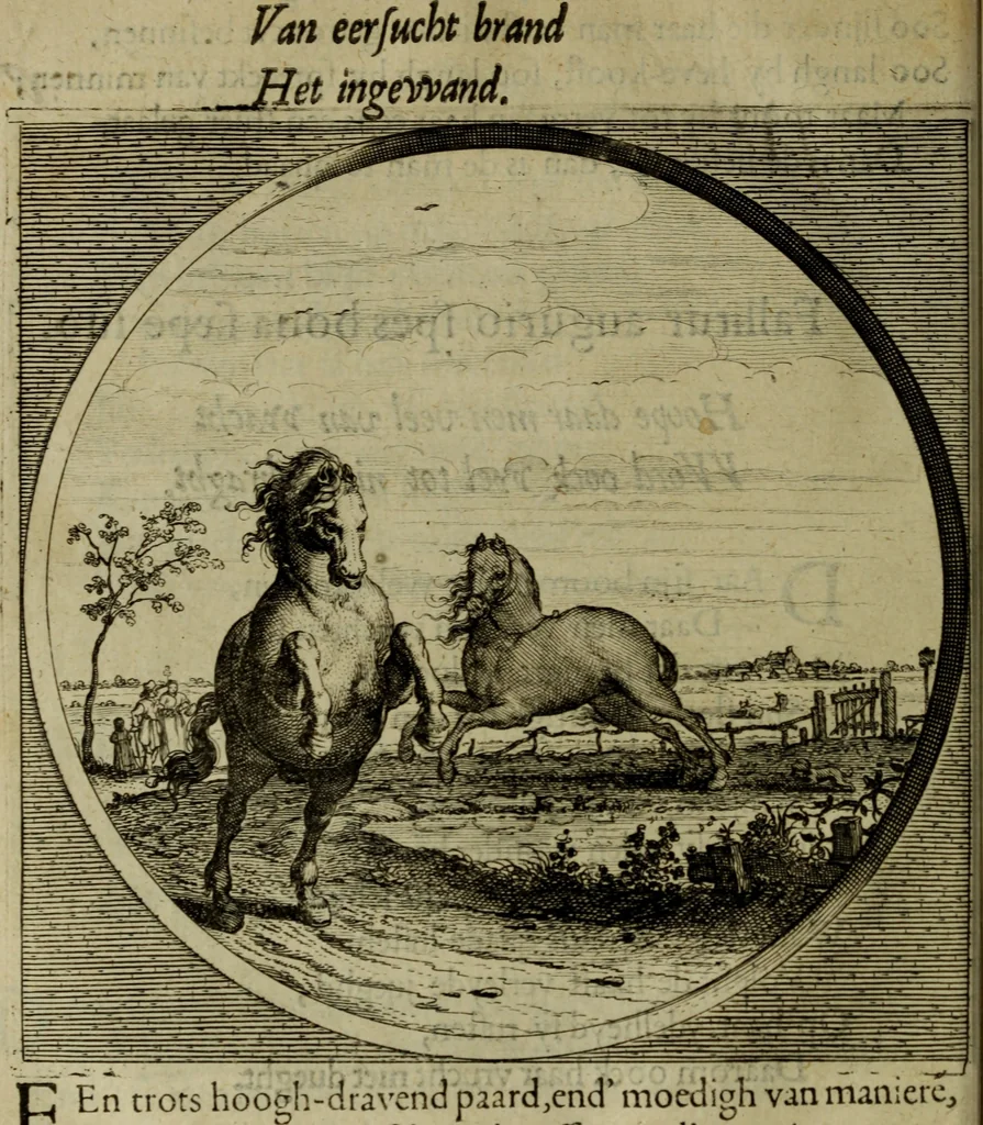 An illustration from Nederduytsche poëmata, 1635, leaf 243