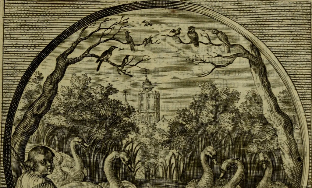 An illustration from Nederduytsche poëmata, 1635, leaf 8