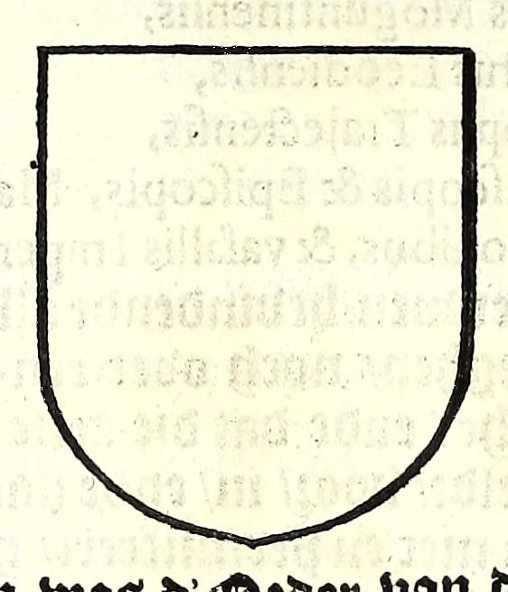 An illustration from Nederlandtsche herault, of, Adelik toneel zijnde een historische beschrijvinge, van allerley trappen van adeldom : alsmede van alderhande wapen-schilden, in koninckrijcken, gemeene-besten, steden en volkeren, van oude tijden af, tot dese eeuw toe in gebruyk geweest zijnde, 1672, leaf 164