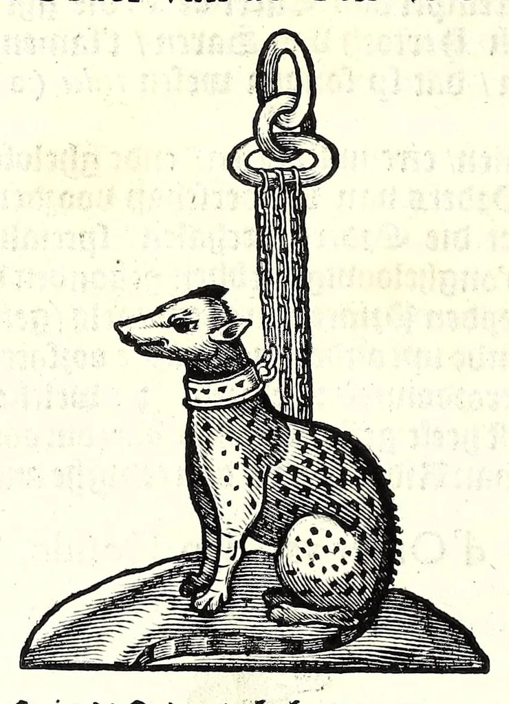 An illustration from Nederlandtsche herault, of, Adelik toneel zijnde een historische beschrijvinge, van allerley trappen van adeldom : alsmede van alderhande wapen-schilden, in koninckrijcken, gemeene-besten, steden en volkeren, van oude tijden af, tot dese eeuw toe in gebruyk geweest zijnde, 1672, leaf 164