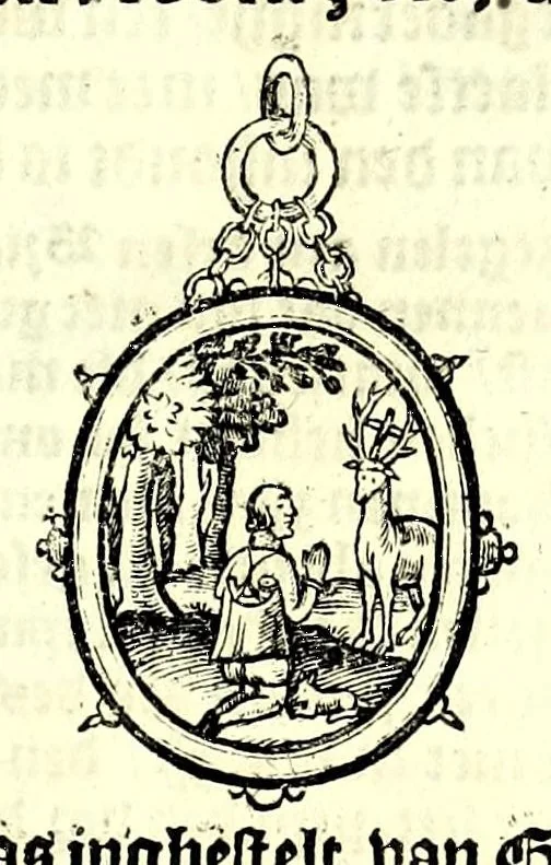 An illustration from Nederlandtsche herault, of, Adelik toneel zijnde een historische beschrijvinge, van allerley trappen van adeldom : alsmede van alderhande wapen-schilden, in koninckrijcken, gemeene-besten, steden en volkeren, van oude tijden af, tot dese eeuw toe in gebruyk geweest zijnde, 1672, leaf 177