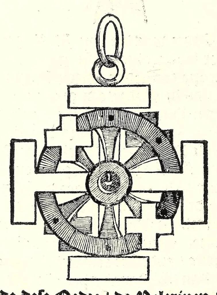 An illustration from Nederlandtsche herault, of, Adelik toneel zijnde een historische beschrijvinge, van allerley trappen van adeldom : alsmede van alderhande wapen-schilden, in koninckrijcken, gemeene-besten, steden en volkeren, van oude tijden af, tot dese eeuw toe in gebruyk geweest zijnde, 1672, leaf 188