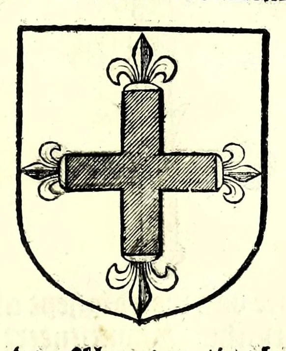 An illustration from Nederlandtsche herault, of, Adelik toneel zijnde een historische beschrijvinge, van allerley trappen van adeldom : alsmede van alderhande wapen-schilden, in koninckrijcken, gemeene-besten, steden en volkeren, van oude tijden af, tot dese eeuw toe in gebruyk geweest zijnde, 1672, leaf 191