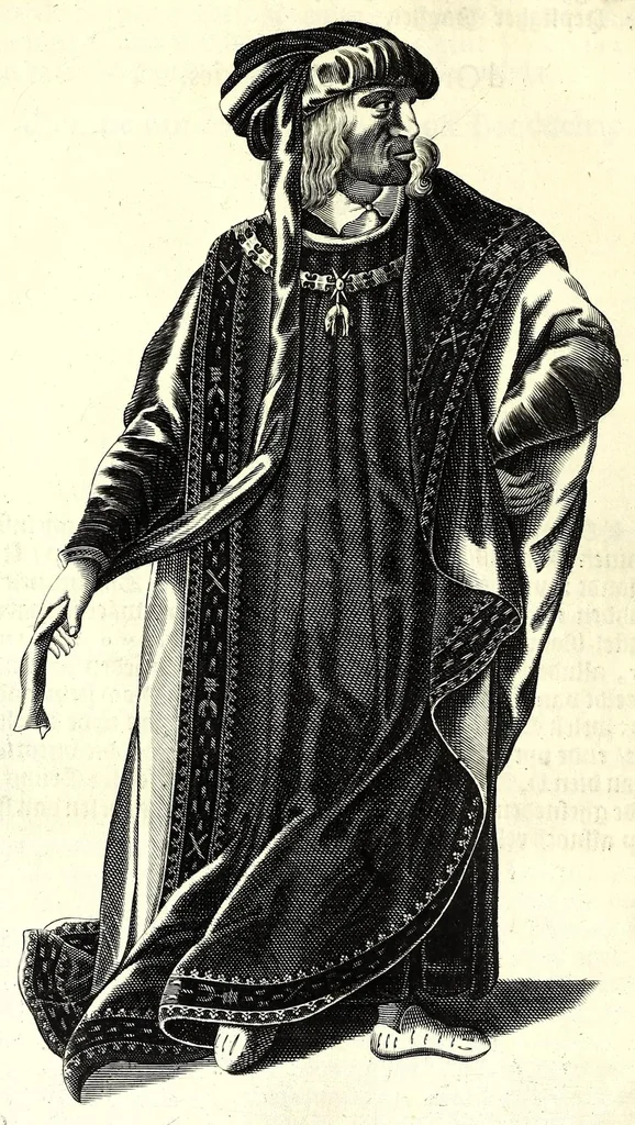 An illustration from Nederlandtsche herault, of, Adelik toneel zijnde een historische beschrijvinge, van allerley trappen van adeldom : alsmede van alderhande wapen-schilden, in koninckrijcken, gemeene-besten, steden en volkeren, van oude tijden af, tot dese eeuw toe in gebruyk geweest zijnde, 1672, leaf 202